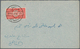 09676 Saudi-Arabien - Hedschas: 1916, 1/2 Pia. Red Perf 12 On Cover Tied By All Arabic "MEKKE EL MUKEREME" - Saudi-Arabien