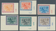 09740 Saudi-Arabien: 1960. Lot Of 11 IMPERFORATED Stamps (margined) From The Definitives Issue "Gas-Oil Se - Saudi-Arabien