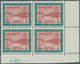 09746 Saudi-Arabien: 1966, Wadi Hanifa Dam 10 P. Blueishgreen Redbrown Corner Margin Blocks Of Four, Mint - Arabie Saoudite