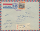 09753 Saudi-Arabien - Stempel: 1975 Ca.: Three Covers (with Two Registered) From Different P.O.s, With Air - Saudi-Arabien