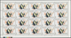 Delcampe - 09754 Schardscha / Sharjah: 1966, Fishes, 1np. To 10r., Complete Set Of 17 Values As (folded) Sheets Of 20 - Sharjah