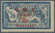 09830 Syrien: 1920, 20pi. On 5fr. With Red Overprint, Mint O.g. Hinged, Signed Calves - Syrien