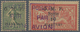 09835 Syrien: 1920, Airmails, 5pi. On 15c. Semeuse And 10pi. On 40c. Merson, Fresh Colours, Well Perforate - Syrien