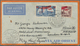 09862 Syrien: 1933, Airmail Letter Bearing "Plane"-overprinted 10 Pia Comercial BISECTED And "15 P." On 25 - Syrien