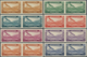 09875 Syrien: 1934, 10th Anniversary Of Republic, Airmails 0.50pi. To 100pi., Complete Set Of Ten Values, - Syrie