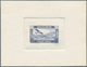 09876 Syrien: 1934, 10 Years Republic Air Mail Issue Three Sunk Die Proofs Without Value On Thick Paper, C - Syrie