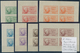 09895A Syrien: 1945, President Schukri El-Kuwaitii 5 P To 200 P "Airmail Issue" Seven Souvenir Sheets With - Syrie