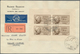 09900 Syrien: 1945, President Shukri Al-Quwatli, 100pi. Brown, Imperforate Mini Sheet With Four Stamps On - Syrie