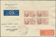 09901 Syrien: 1945, President Shukri Al-Quwatli, 200pi. Reddish Brown, Imperforate Mini Sheet With Four St - Syrie