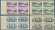 09911 Syrien: 1950, Definitives Coat Of Arms/Pictorials, IMPERFORATE, Complete Set Of Six Values As Margin - Syrien