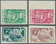 09919 Syrien: 1955, 10th Anniversary Of United Nations Complete Set In Imperf. COLOUR PROOFS In Issued Des - Syrie