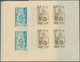 09921 Syrien: 1957, 4th International Fair In Damascus Complete Set In IMPERFORATE Special Miniature Sheet - Syrie