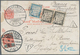 09939 Thailand: 1903, Picture Postcard To France, Initially Franked On Picture Side With 1 A Green King Ch - Thaïlande