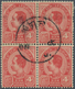 10003 Thailand - Stempel: 1899 PHATTHALUNG Native Cds As Central Cancellation On 4c. Carmine Block Of Four - Thaïlande