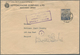 10021 Thailand - Besonderheiten: 1941, Boxed Violet "THAILAND / IMPLORES FOR WORLD PEACE" On Inbound Cover - Thailand