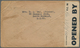 10024 Thailand - Besonderheiten: 1942. Prisoner Of War Envelope Written From London With Censor Label Addr - Thailand