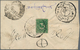 10030 Tibet: 1912, 1/6 T. Deep Bluish Green Tied All Native Dater (probably Phari) To Reverse Of Small Cov - Autres - Asie
