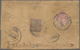 10031 Tibet: 1926 Registered Cover From Phari To Kathmandu, Nepal, Franked On The Back By Tibet 2/3t. Carm - Autres - Asie