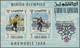 10040 Umm Al Qaiwain: 1968/1969, Olympic Winter Games (Grenoble/Sapporo), Two Souvenir Sheets With Inverte - Umm Al-Qaiwain