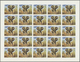 10049 Umm Al Qaiwain: 1971, Wild Animals, 10dh. To 5r., Complete Set Of Five Values Perf./imperf., Sheets - Umm Al-Qiwain