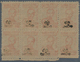 10056 Vietnam-Nord (1945-1975): 1948/1956. Ho-Chi-Minh. Lot Of 3 Blocks Of 8. Without Gum As Issued. - Vietnam