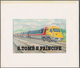 10200 Thematik: Eisenbahn / Railway: 1990 (ca.), SAO TOME E PRINCIPE: Railway Probably A British Train In - Trains