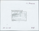 10204 Thematik: Eisenbahn / Railway: 2005, Austria. Proof In Black (marked As 1th Phase) For The "Railways - Trains