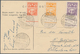 10664 Thematik: Pfadfinder / Boy Scouts: 1934, Latvia, 1 S Violet, 2 S Orange And 3 S Red-orange, Each Sta - Autres & Non Classés