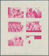 Delcampe - 10681 Thematik: Pfadfinder / Boy Scouts: 1969, SCOUTS IN GUINEA - 8 Items; Progressive Plate Proofs For Th - Sonstige & Ohne Zuordnung