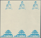 Delcampe - 10806 Thematik: Religion / Religion: 1965, Bhutan. Progressive Proof (10 Phases) In Blocks Of 3 Vertical G - Sonstige & Ohne Zuordnung