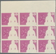 10807 Thematik: Religion / Religion: 1965, Bhutan. Progressive Proof (10 Phases) In Top Margin Blocks Of 9 - Autres & Non Classés