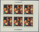 10812 Thematik: Religion / Religion: 1970, Fujeira. Progressive Proof (7 Phases) In Miniature Sheets Of 6 - Autres & Non Classés