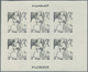 10812 Thematik: Religion / Religion: 1970, Fujeira. Progressive Proof (7 Phases) In Miniature Sheets Of 6 - Autres & Non Classés