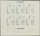 10813 Thematik: Religion / Religion: 1970, Fujeira. Progressive Proof (7 Phases) In Miniature Sheets Of 6 - Sonstige & Ohne Zuordnung