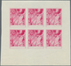 10814 Thematik: Religion / Religion: 1970, Fujeira. Progressive Proof (7 Phases) In Miniature Sheets Of 6 - Autres & Non Classés