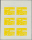 10820 Thematik: Religion / Religion: 1970, Fujeira. Progressive Proof (7 Phases) In Miniature Sheets Of 6 - Sonstige & Ohne Zuordnung