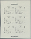 Delcampe - 10820 Thematik: Religion / Religion: 1970, Fujeira. Progressive Proof (7 Phases) In Miniature Sheets Of 6 - Autres & Non Classés