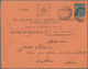 10845 Thematik: Rotes Kreuz / Red Cross: 1896 MADAGASKAR Rote Kreuz-Vordruckbrief-Vorderseite "De Secours - Croix-Rouge