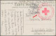 10852 Thematik: Rotes Kreuz / Red Cross: 1915 Deutsches Reich Roter Feldpost-Brief-o "Deutsche Sanitätsmis - Croix-Rouge