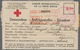 10866 Thematik: Rotes Kreuz / Red Cross: 1944, Drei Versch. Rot-Kreuz Stpl Und RCF Verschlußstr. Auf Nachr - Rotes Kreuz