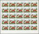 11063 Thematik: Tiere-Hunde / Animals-dogs: 1972. Sharjah. Progressive Proof (6 Phases) In Complete Sheets - Hunde