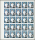 11074 Thematik: Tiere-Katzen / Animals-cats: 1972. Sharjah. Progressive Proof (6 Phases) In Complete Sheet - Chats Domestiques