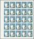 11074 Thematik: Tiere-Katzen / Animals-cats: 1972. Sharjah. Progressive Proof (6 Phases) In Complete Sheet - Hauskatzen