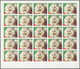 11076 Thematik: Tiere-Katzen / Animals-cats: 1972. Sharjah. Progressive Proof (7 Phases) In Complete Sheet - Chats Domestiques