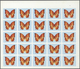 11121 Thematik: Tiere-Schmetterlinge / Animals-butterflies: 1972. Sharjah. Progressive Proof (5 Phases) In - Papillons