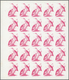 11154 Thematik: Tiere-Vögel / Animals-birds: 1972. Sharjah. Progressive Proof (5 Phases) In Complete Sheet - Sonstige & Ohne Zuordnung