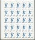 Delcampe - 11156 Thematik: Tiere-Vögel / Animals-birds: 1972. Sharjah. Progressive Proof (6 Phases) In Complete Sheet - Autres & Non Classés
