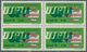 11210 Thematik: UPU / United Postal Union: UPU: Brasil 1979, 2,50 C. UPU Blue Color Shifted Block Of Four, - U.P.U.