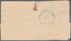 11314 Ägypten - Vorphilatelie: 1863, Entire Letter From Zagasik To Alexandria Showing Oval Type V Handstam - Préphilatélie