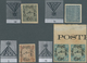 11319 Ägypten: 1865 First Issue, Four Different Imperforated Essays/proofs On Watermarked Paper, With 5pa. - 1915-1921 Britischer Schutzstaat